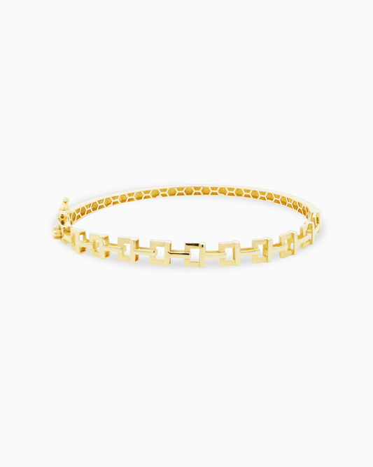 18K Gold Bangle - 7.48g