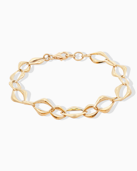 18K Yellow Gold Bracelet - 6.47g