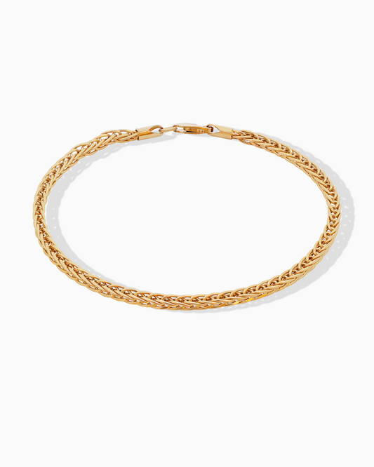 18K Gold Men's Bracelet - 3.66g