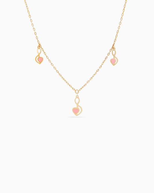 18K Yellow Gold Baby Necklace - 1.98g