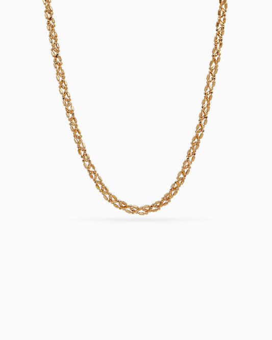 18K Yellow Gold Necklace - 9.71g