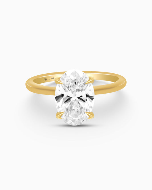 2.ct Oval Brilliant Lab Grown Diamond Ring