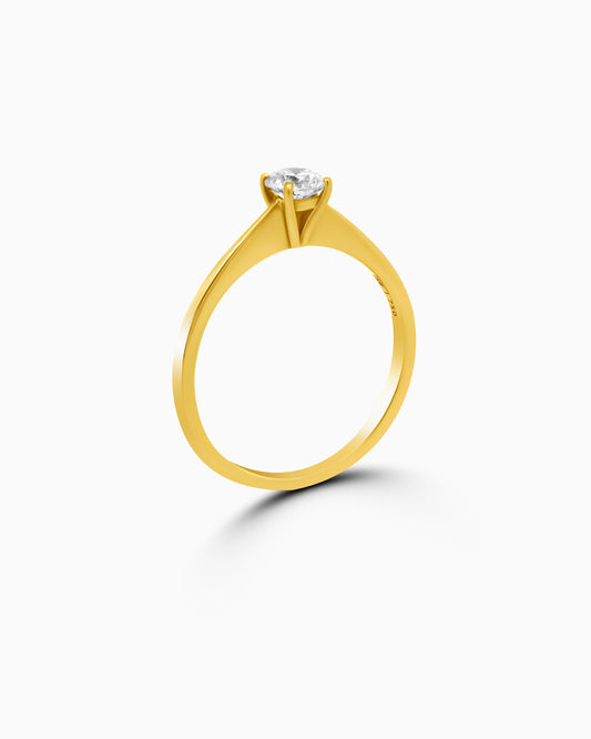 0.30ct Classic Solitaire Diamond Ring