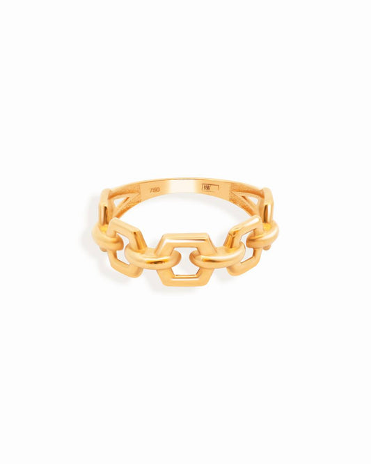 18K Yellow Gold Ring - 2.45g