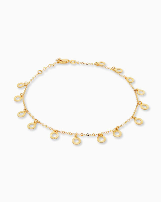 18K Yellow Gold Anklet - 2.78g