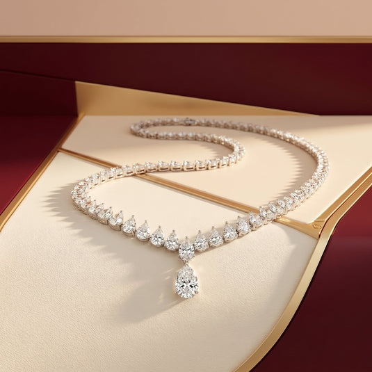 Lab Diamond Necklaces-3