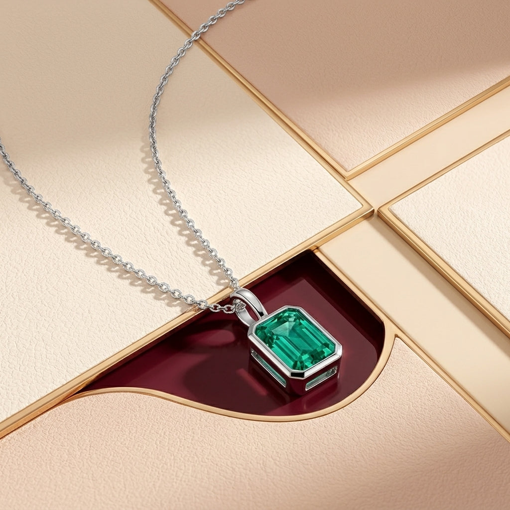 Lab Diamond Pendants