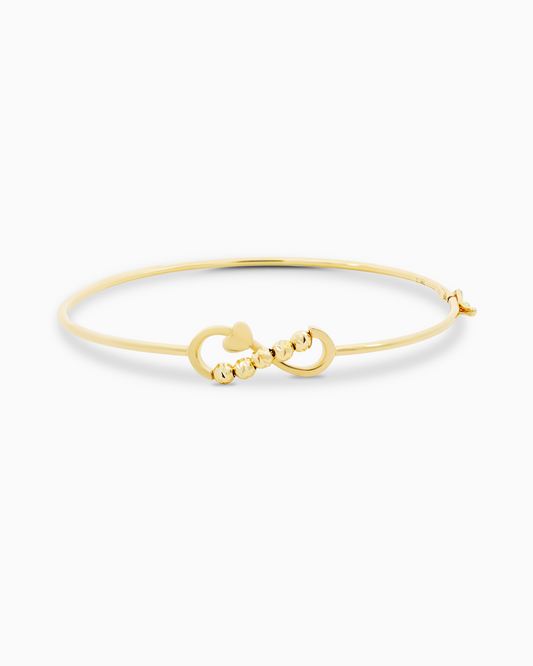 18K Gold Bangle - 3.85g