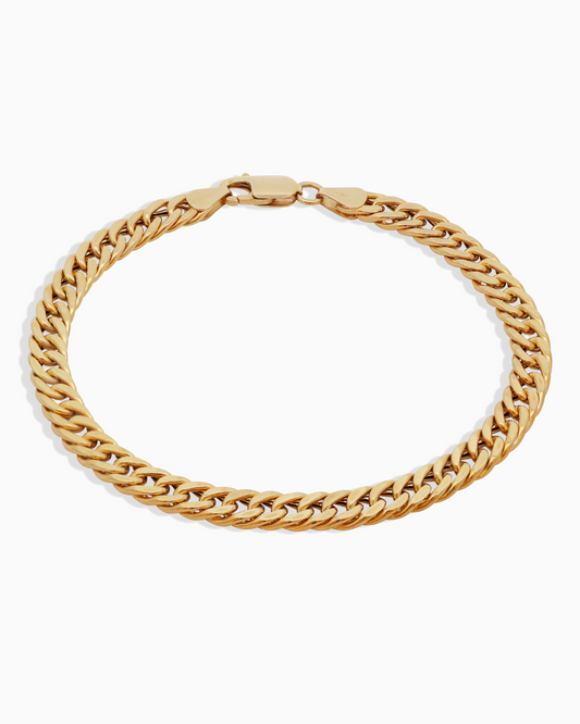 18K Gold Men's Bracelet - 9.79g
