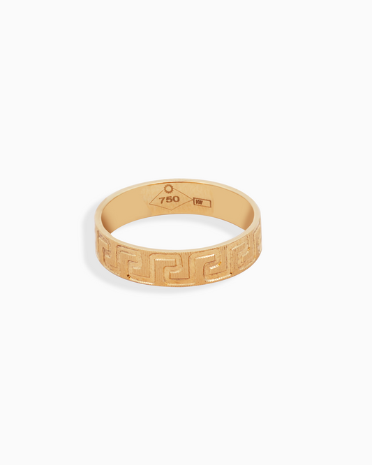 18K Yellow Gold Ring - 2.52g