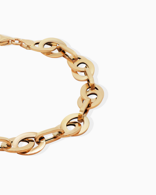 18K Yellow Gold Bracelet - 4.45g