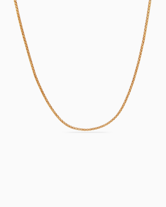 18K Yellow Gold Necklace - 2.01g