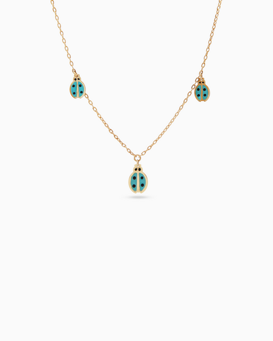 18K Yellow Gold Baby Necklace - 2.50g