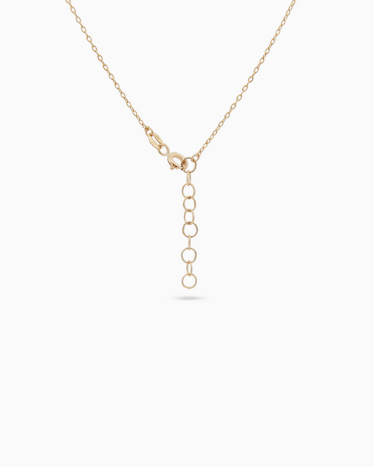 18K Yellow Gold Baby Necklace - 3.14g
