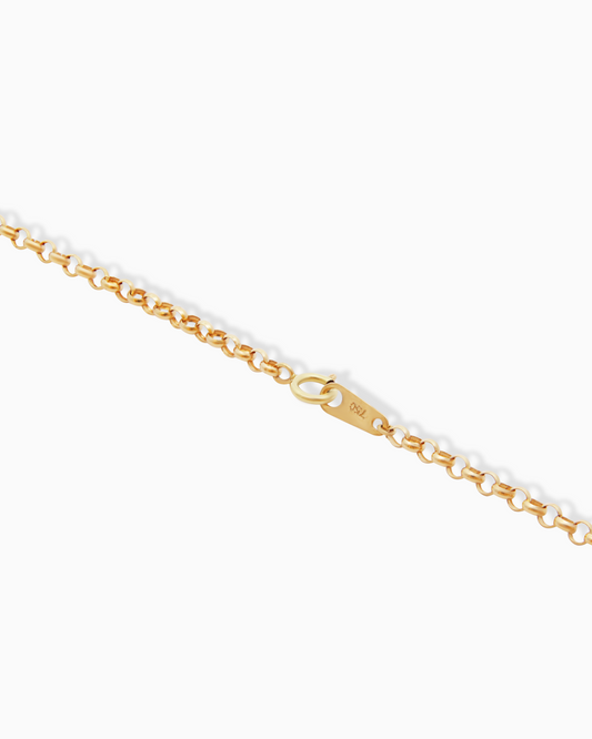 18K Yellow Gold Necklace - 2.89g