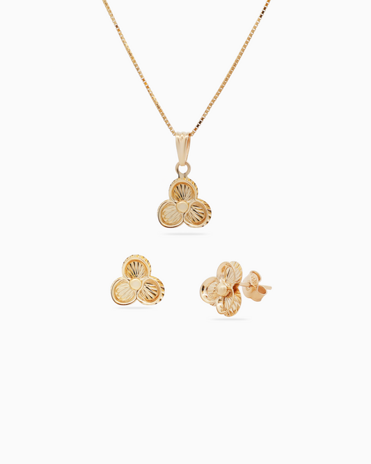 18K Yellow Gold Half Set - 6.21g