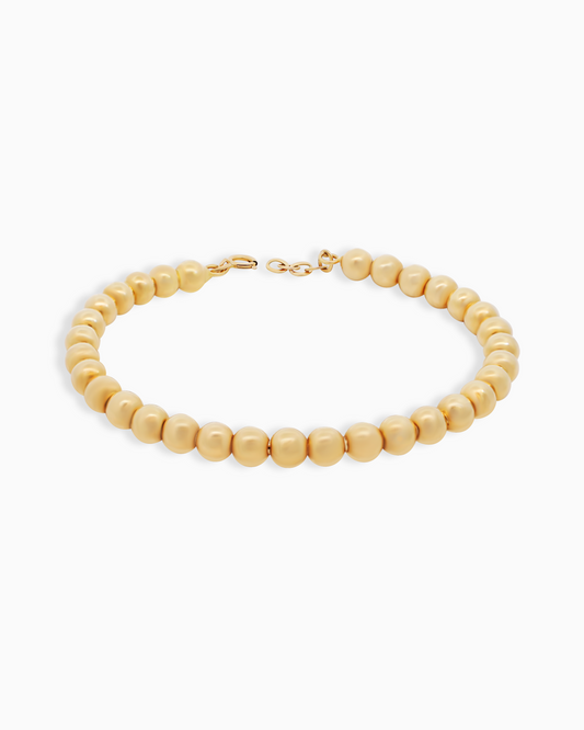 18K Yellow Gold Bangle - 6.40g