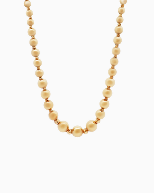 18K Yellow Gold Necklace - 12.12g
