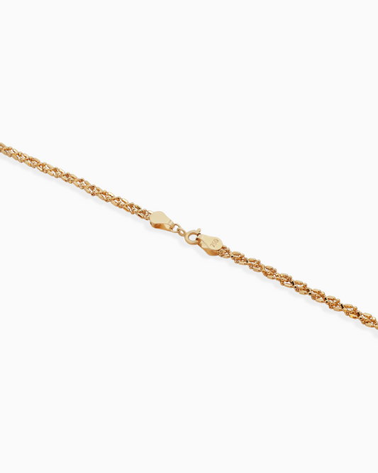 18K Yellow Gold Necklace - 9.71g