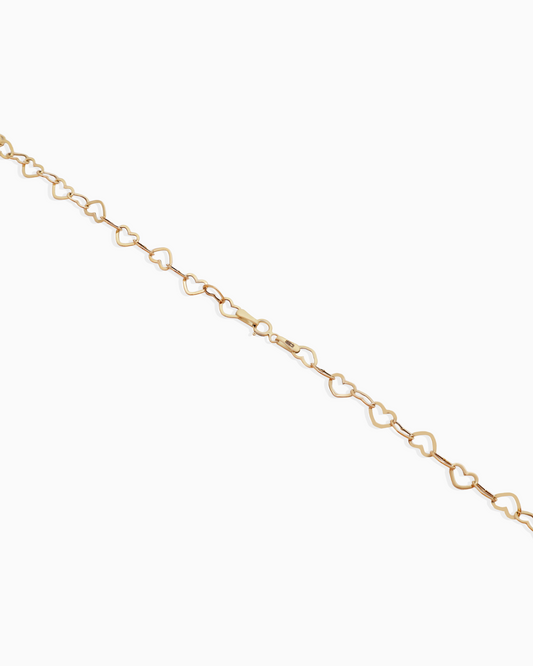 18K Yellow Gold Necklace - 1.96g
