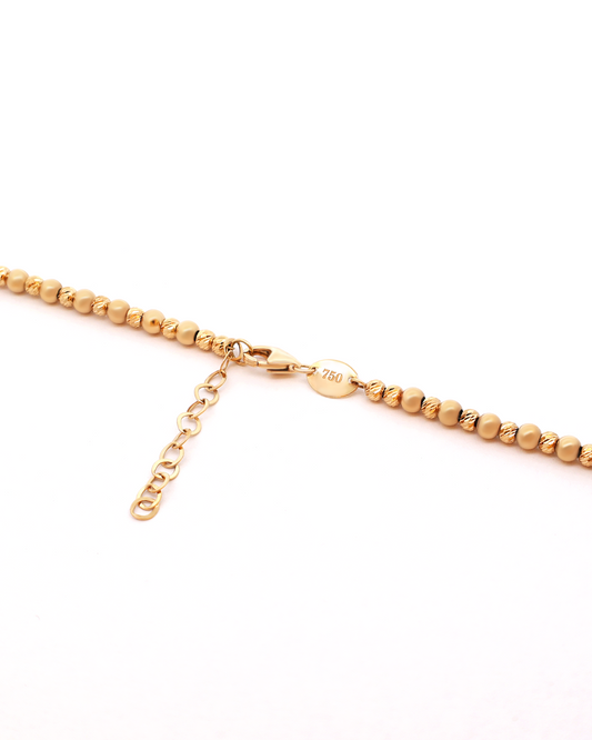 18K Yellow Gold Necklace - 12.12g
