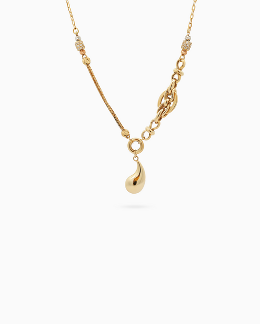 18K Yellow Gold Necklace - 8.74g
