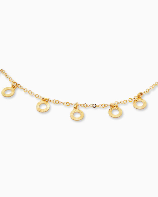 18K Yellow Gold Anklet - 2.78g