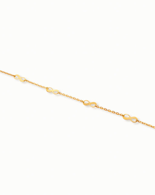 18K Gold Anklet - 2.06g