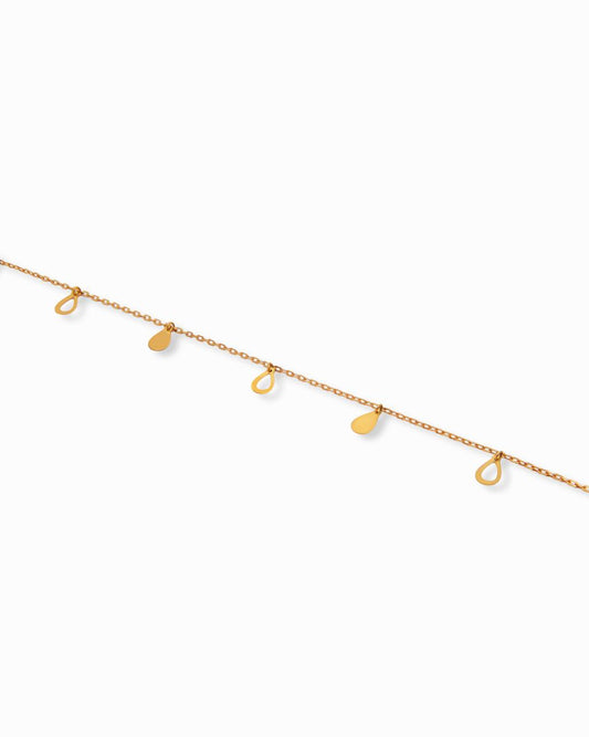 18K Yellow Gold Anklet - 1.69g